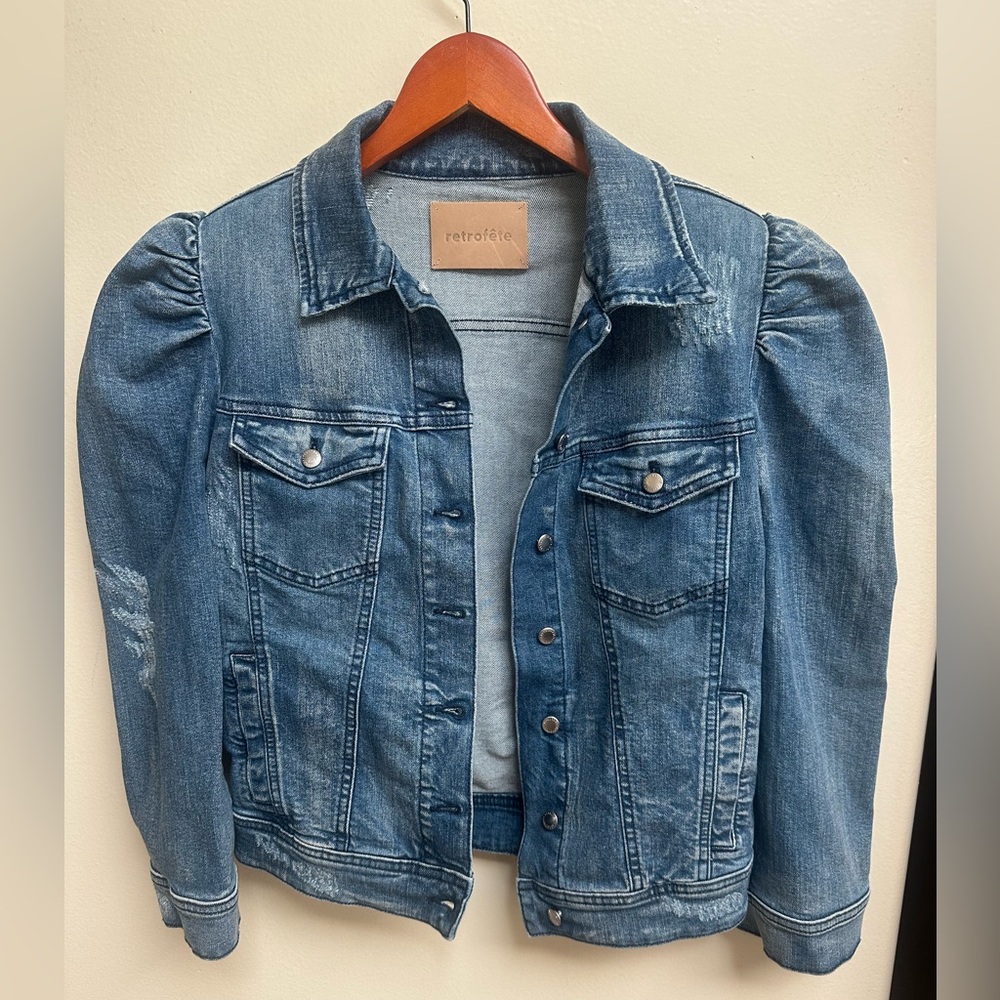 Retrofete Ada Blue Denim Jacket - Picture 2 of 10